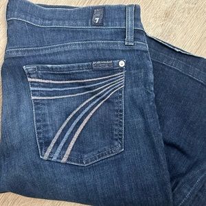 7FAM Wide Leg Dojo Jean 32